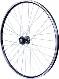 ROUE 275  VTT AVANT JANTE ALU DOUBLE PAROI MACH1 ER10 NOIRE FREIN PATIN ou DISQUE MOYEU ALU BLOCAGE RAPIDE .