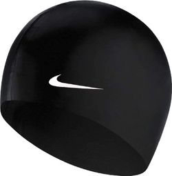 Nike Swim Gorro de natación de entrenamiento de silicona sólida negro