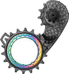 AbsoluteBlack Hollowcage Screed for Ultegra / Dura Ace 11 S Rainbow