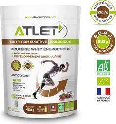 PROTEINE ENERGETIQUE CACAO BIOLOGIQUE 450G (Boisson de récupération)