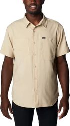 Columbia Silver Ridge Utility Beige Men's Short Sleeve Shirt