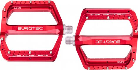 Burgtec Penthouse MK5 Red Race Flat Pedals