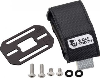 Wolf Tooth B-RAD Medium Strap + Mounting Plate Black