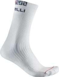 Calcetines Castelli Bandito Merino 18 Unisex Blanco