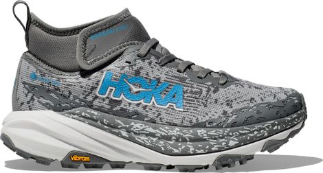 Hoka Speedgoat 6 Mid GTX Trailrunning-Schuhe Grau/Blau Damen