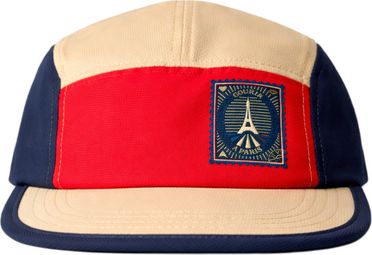 Casquette BV Sport 5 Panel Paris Bleu/Rouge/Beige