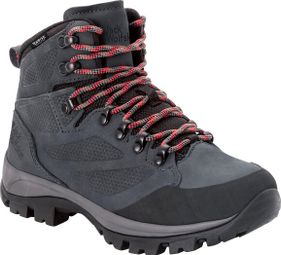 Jack Wolfskin Rebellion Texapore Mid Gray Hiking Shoes