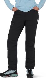 Pantaloni Mammut Taiss neri da donna