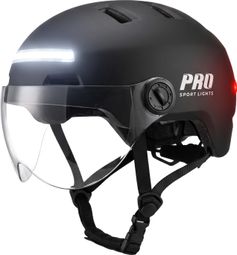 Casque de vélo Clearview visières et éclairage NTA 8776 unisexe