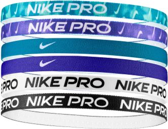 Mini Headbands (x6) Nike Flex Classic Printed Multicolor