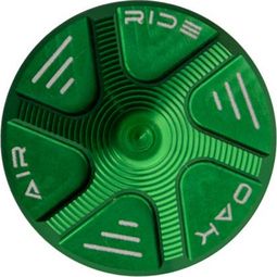OAK Vorkkap Luchtkleppendeksel voor Fox/Rockshox vorken Groen