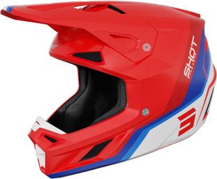 Casque Intégral Shot Speed Atomic Rouge Brillant