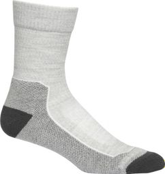 Icebreaker Hike+ Light Crew Socks White