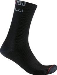 Calcetines unisex Castelli Bandito Merino 18 Negro