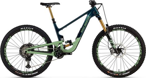 VTT Tout-Suspendu Rocky Mountain Altitude Carbon 90 Rally Shimano XTR 12V 27.5'' Bleu Vert 2024