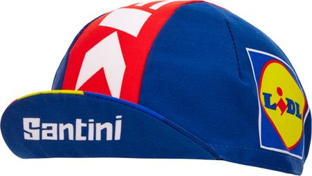 Casquette Unisexe Santini Team Lidl-Trek 2025 Bleu