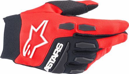 Alpinestars Freeride Kinder Handschuhe Rot / Weiß