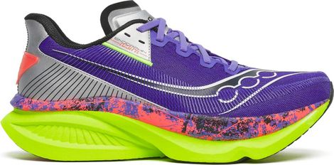 Chaussures Running Saucony Endorphin Azura Hi Octane Violet/Jaune Homme