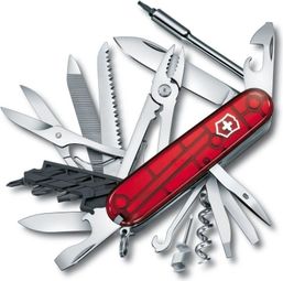 Couteau suisse Victorinox Cybertool L rouge translucide