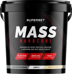 Mass Hardcore (4 5kg) - Superset Nutrition - Vanille Crémeuse - Gainers