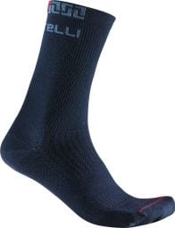 Calcetines Castelli Bandito Merino 18 Unisex Azul