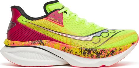 Saucony Endorphin Azura Hi Octane hardloopschoenen, geel/rood, heren
