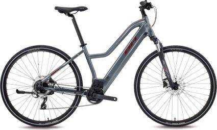 BH Atom Jet Electric Hybrid Bike Shimano Acera 8S 500 Wh 700 mm Plata Grey 