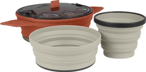 Set Vaisselle Pliable Sea To Summit X set 21 = X Pot 1.4L + 1 X-Bowl + 1 X-Mug