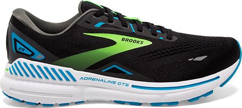 Chaussures Running Brooks Adrenaline GTS 23 Noir/Vert/Bleu Homme