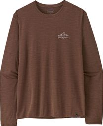 Patagonia Capilene Cool Daily Cloud Crag Men's Long-Sleeve T-Shirt, Brown