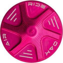 OAK Forkcap Air Valve Cover for Fox/Rockshox Forks Pink