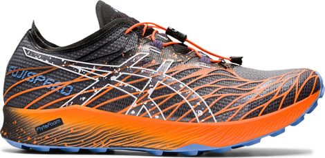 Asics FujiSpeed Trail Shoes Black Orange