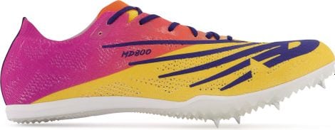 Zapatillas de Atletismo New Balance MD 800 v8 Naranja Rosa