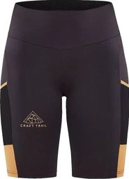 Craft Pro Trail Short Tights Grijs/Oranje