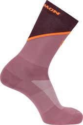 Chaussettes Salomon Pulse Crew Rose
