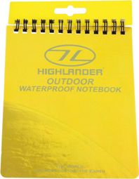 Quaderno impermeabile Highlander giallo 15x12 cm