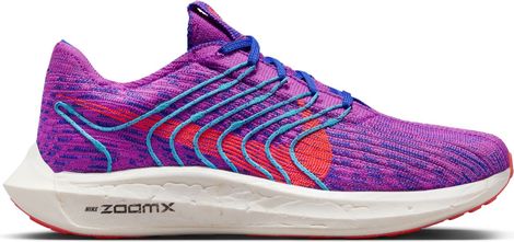 Chaussures de Running Nike Pegasus Turbo Flyknit Next Nature Femme Violet Orange