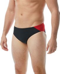 TYR Men's Hexa Splice Racer Swimsuit Black/Red