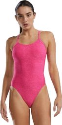 Maillot de Bain Tyr Durafast Elite Cutoutfit Lapped Rose Femme