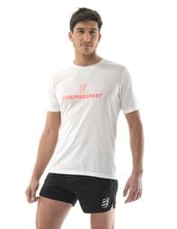 Compressport Podium Kurzarm T-Shirt Weiß Herren