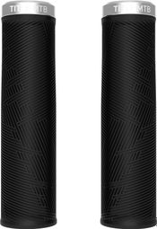 Title Form Lock-On XL Handlebars, Black/Chrome