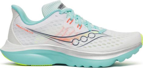 Saucony Kinvara 16 Running Shoes for Women in White/Blue