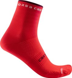 Castelli Rosso Corsa 11 Rosso Calze Donna