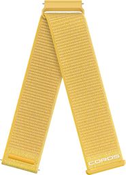 Horlogebandje voor Coros Apex 4, 24 mm, geel nylon