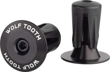 Wolf Tooth Alloy Bar End Plugs Black