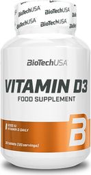 Vitamine D3 2000 Ui (120 Caps) - Biotech Usa -  Vitamine D