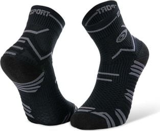 Pair of BV Sport Trail Ultra Socks Black Gray