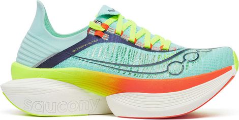 Saucony Endorphin Elite 2 Running Shoes Blue/Orange/Yellow Unisex