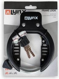 Antivol de vélo Lynx  résistant aux intempéries  acier trempé  2 clés