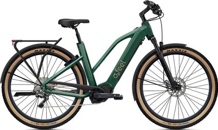 VTC Électrique O2 Feel Vern Adventure Power 8.1 Mid Shimano Deore 10V 720 Wh 27.5'' Vert Émeraude